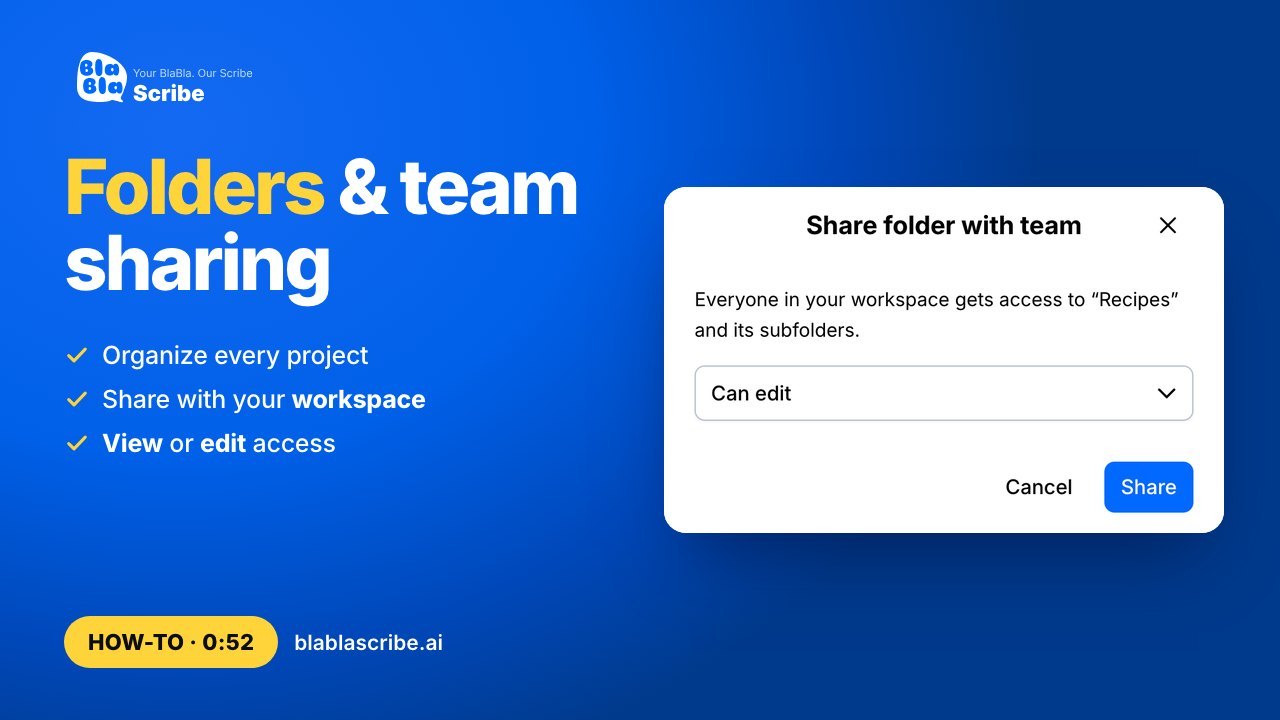 How to organize files in folders and share them with your team