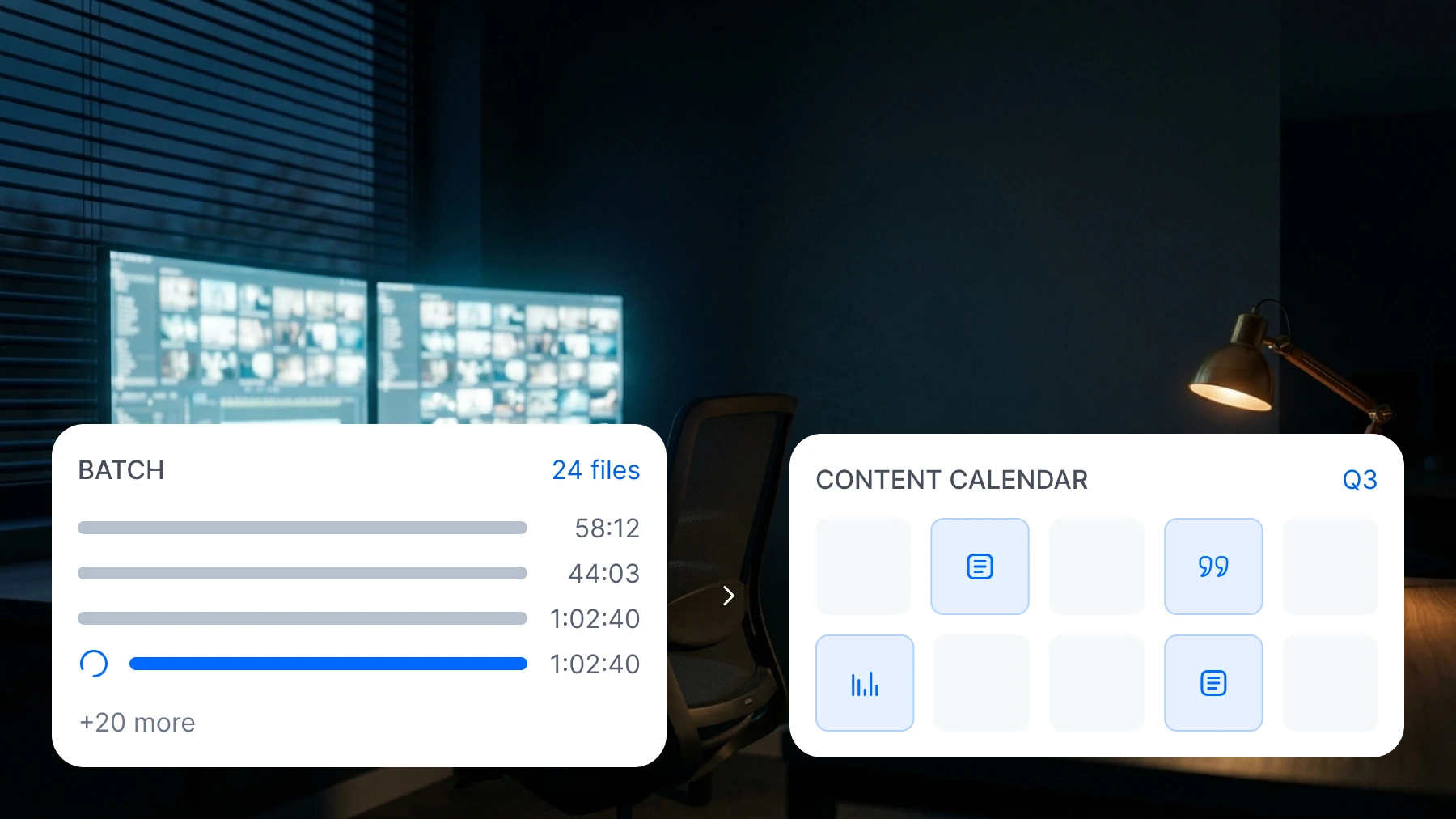 From Video Library to Content Calendar