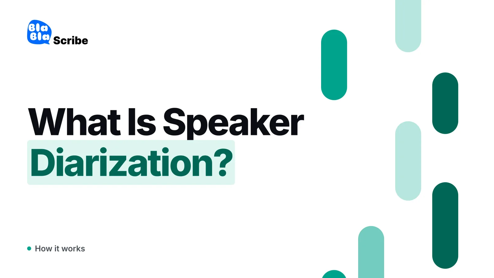 What Is Speaker Diarization?