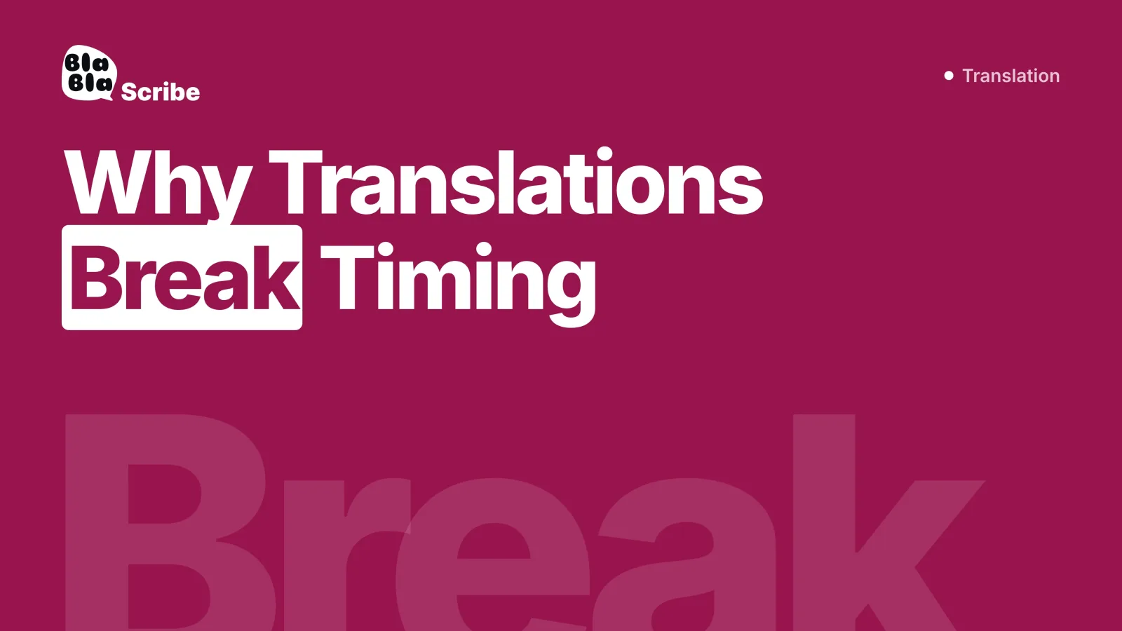 Why Translated Subtitles Break Timing: Text Expansion Explained
